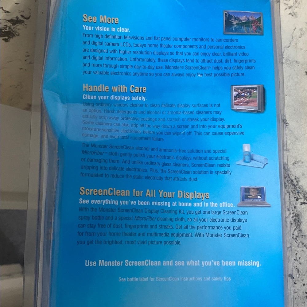 ScreenClean Display Cleaning Kit - Blue - Picture 3 of 4